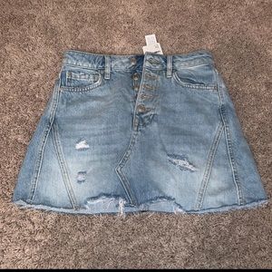 Free people denim skirt